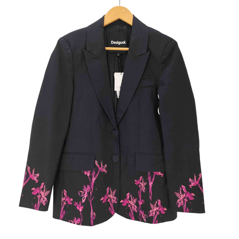 デシグアル Desigual 25SS オーキッドブレザー テーラード ジャケット プリント レディース import:XS