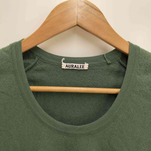 オーラリー AURALEE 22SS HIGH GAUGE COTTON PILE KNIT U-NECK TEE レディース JPN:0