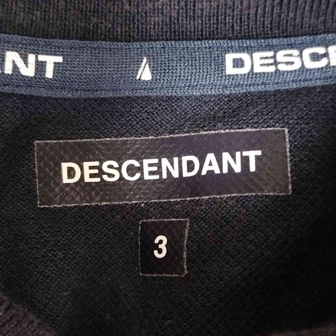 ディセンダント DESCENDANT ロゴ刺繍 s/s ポロシャツ メンズ JPN:3