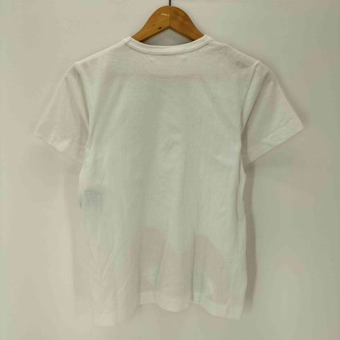 プレイコムデギャルソン PLAY COMME des GARCONS 00s AD2008 ハート 刺繍 ロゴ プリント Tシャツ カットソー レディース JPN:M