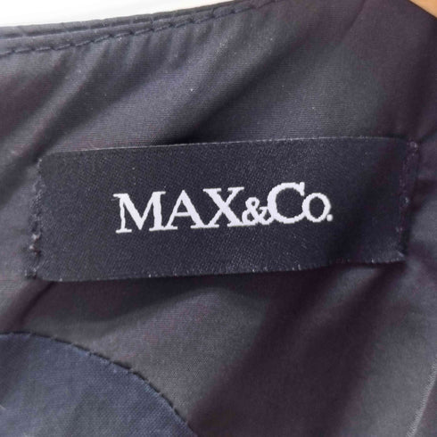 マックスアンドコー MAX&CO. ノースリーブ ポリエステル フレア ワンピース ドレス レディース 04