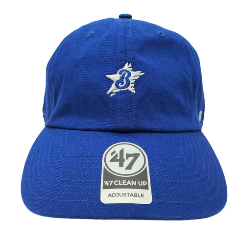 フォーティセブンブランド 47 BRAND 47 CLEAN UP 98 復刻 スターロゴ プロ野球 チーム 6パネル アジャスター キャップ メンズ