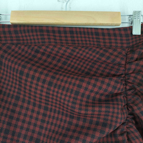 ザラ ZARA ギンガムチェック ギャザータイトスカート レディース JPN:S