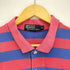 ポロバイラルフローレン Polo by RALPH LAUREN 90S ポニー刺繍 ボーダー S/S ポロシャツ メンズ import:XL
