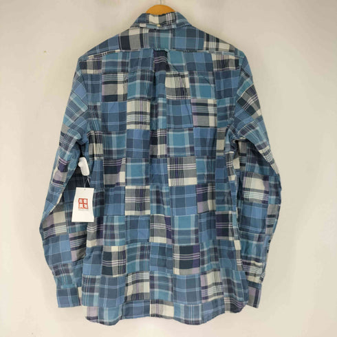 ポロバイラルフローレン Polo by RALPH LAUREN 90S CLASSIC FIT L/S パッチワークシャツ メンズ JPN:M