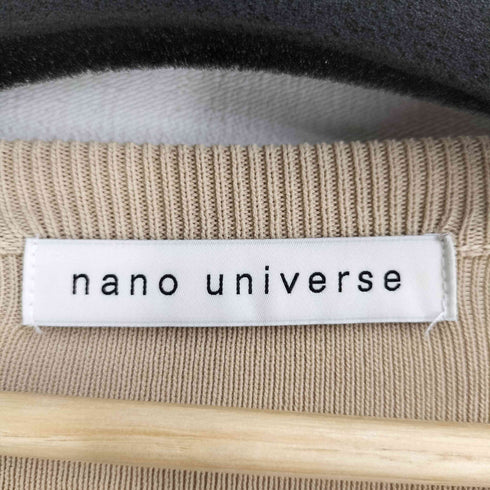 ナノユニバース NANO universe シアースリーブ・UVカット・接触冷感ニット レディース FREE