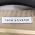 ナノユニバース NANO universe シアースリーブ・UVカット・接触冷感ニット レディース FREE
