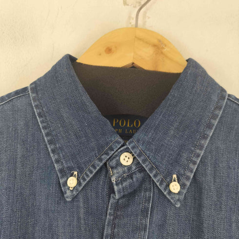 ポロラルフローレン POLO RALPH LAUREN スモールポニー刺繍 S/S デニムBDシャツ メンズ JPN:M
