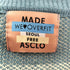 エジュクロ ASCLO ビッグチェックカーディガン メンズ
