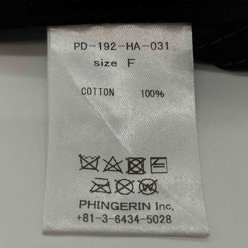 フィンガリン PHINGERIN 19AW LUCY CAP パネル キャップ メンズ FREE