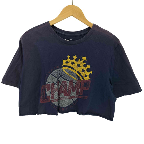 ナイキ NIKE クロップドプリントTシャツ Y2K レディース JPN:M