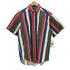 トミーヒルフィガー TOMMY HILFIGER 80-90s フラッグタグ ワンポイント刺繍 ボタンダウン S/S ストライプ シャツ メンズ import:S