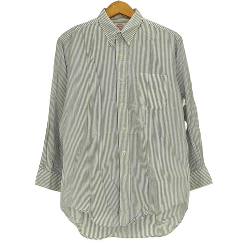ニューヨーカー NEWYORKER PURE COTTON ストライプ ボタンダウンシャツ メンズ 39-81