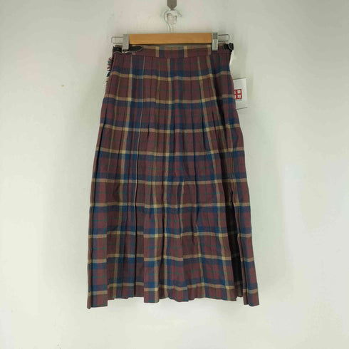 PITLOCHRY KNITWEAR 巻きプリーツスカート レディース 14