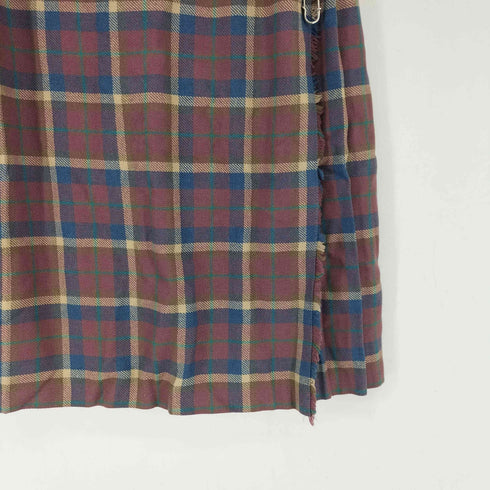 PITLOCHRY KNITWEAR 巻きプリーツスカート レディース 14