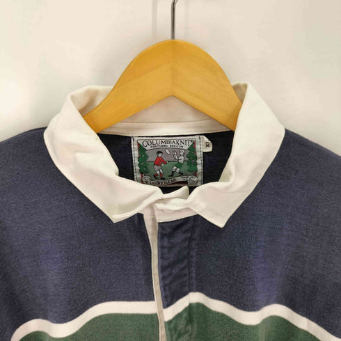 コロンビアニット COLUMBIAKNIT USA製 ラガーシャツ メンズ import:XXL