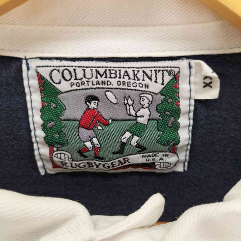 コロンビアニット COLUMBIAKNIT USA製 ラガーシャツ メンズ import:XXL