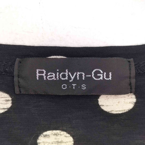 RAIDYN-GU サイドギャザー ドット柄 S/S カットソー レディース