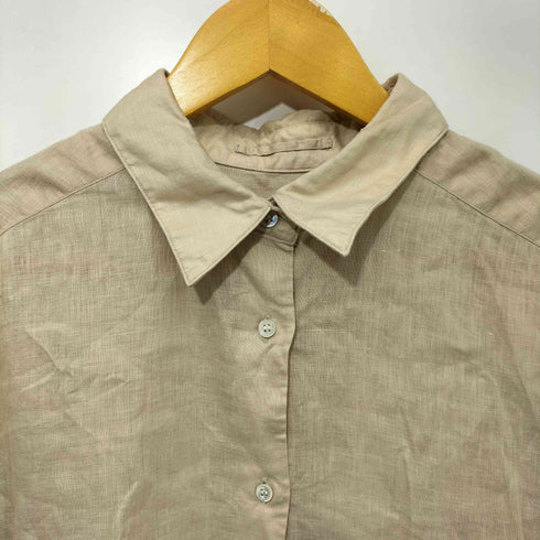 フレームワーク FRAMeWORK 製品染め FRENCH LINEN 2WAYシャツ レディース JPN:38