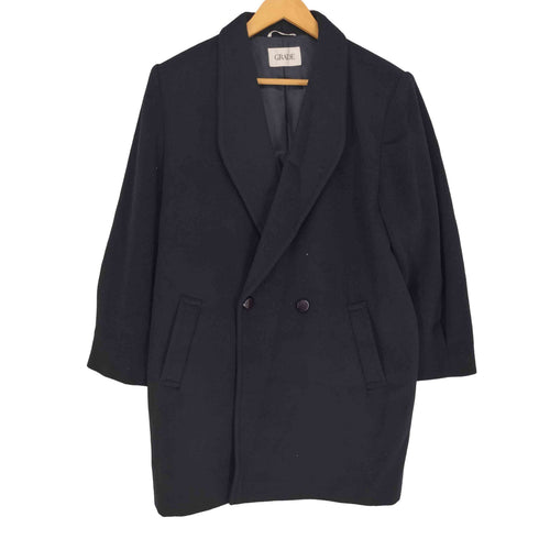 GRADE CASHMERE&WOOL カシミヤ混 ショールカラーコート メンズ 13