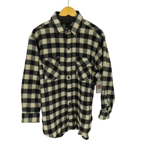ウールリッチ WOOLRICH USA製 バッファローチェックネルシャツ メンズ
