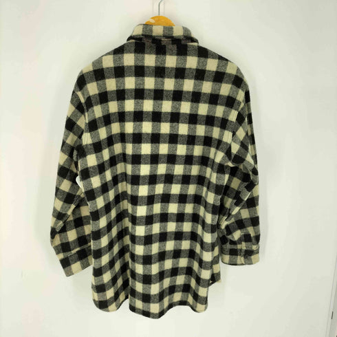 ウールリッチ WOOLRICH USA製 バッファローチェックネルシャツ メンズ