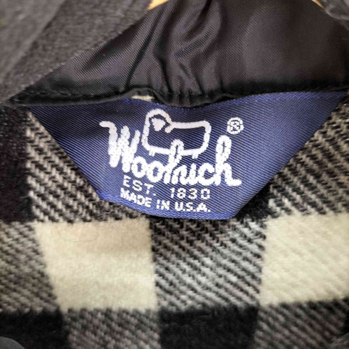 ウールリッチ WOOLRICH USA製 バッファローチェックネルシャツ メンズ