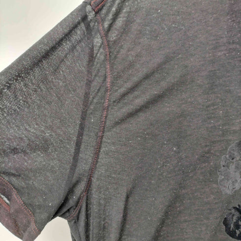 ジョンバルバトス JOHN VARVATOS スカル フロッキープリントカットソー メンズ import:L