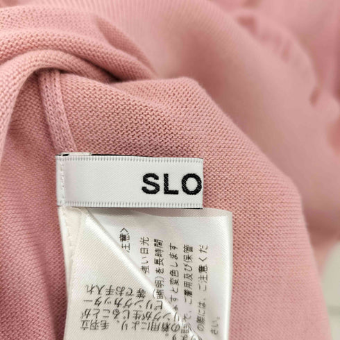 スローン SLOANE 18G天竺 強撚コットン 2WAYプルオーバー ニット セーター レディース JPN:3