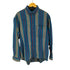 ドッカーズ DOCKERS USA製 ストライプ ボタンダウンロングスリーブシャツ メンズ import:L