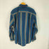ドッカーズ DOCKERS USA製 ストライプ ボタンダウンロングスリーブシャツ メンズ import:L