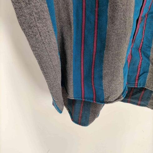 ドッカーズ DOCKERS USA製 ストライプ ボタンダウンロングスリーブシャツ メンズ import:L