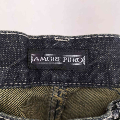 AMORE PURO Y2K ヒゲ加工 デニムパンツ メンズ 73