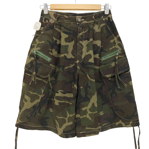 FANCY CLUB A'GEM/9 × .kom CARGO LETTERING BERMUDA PANTS/カーゴレタリングバミューダパンツ レディース JPN:S