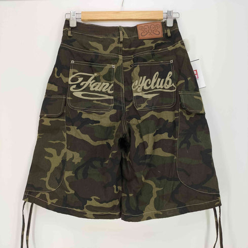 FANCY CLUB A'GEM/9 × .kom CARGO LETTERING BERMUDA PANTS/カーゴレタリングバミューダパンツ レディース JPN:S