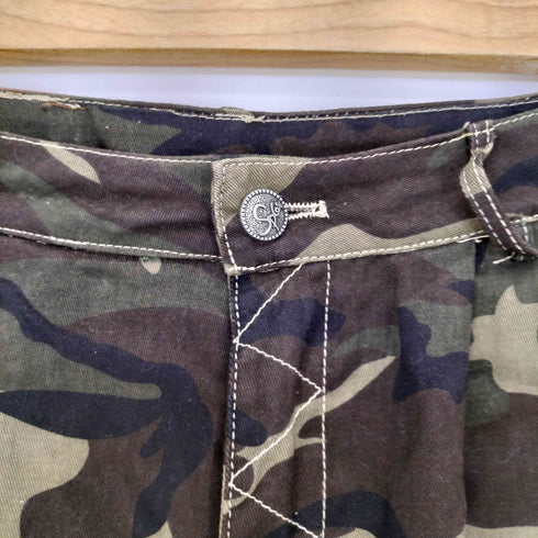 FANCY CLUB A'GEM/9 × .kom CARGO LETTERING BERMUDA PANTS/カーゴレタリングバミューダパンツ レディース JPN:S