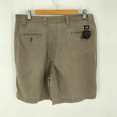 ドッカーズ DOCKERS khakis USA製 リネン混 2タックハーフパンツ メンズ FR:36-38
