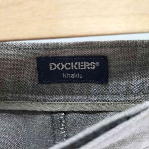 ドッカーズ DOCKERS khakis USA製 リネン混 2タックハーフパンツ メンズ FR:36-38