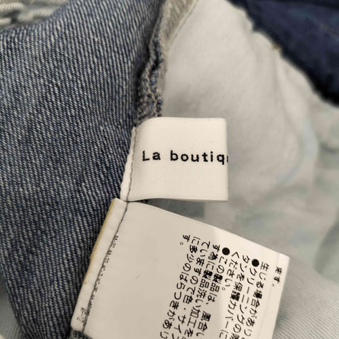 ラブティックボンボン La boutique BonBon ハイウエスト バギー デニムパンツ レディース JPN:38