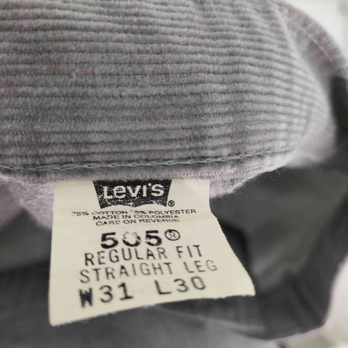リーバイス Levis 505 コーデュロイ パンツ メンズ UK:30-31