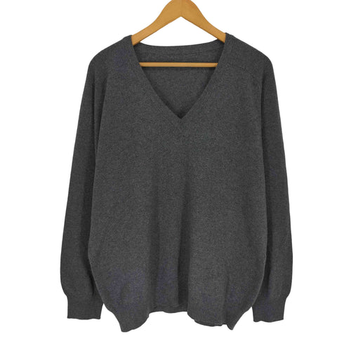 CASHMERE 100% カシミヤ Vネックニット メンズ