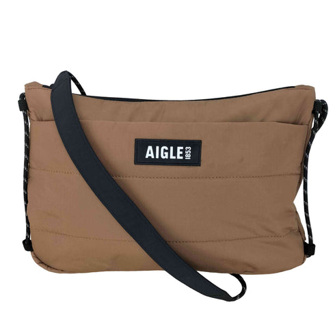エーグル AIGLE 撥水 パディング サコッシュ ショルダー バッグ ミニ ポーチ 付き レディース