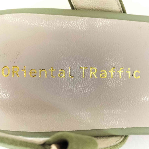 オリエンタルトラフィック ORiental TRaffic クロスデザインミドルヒールサンダル レディース JPN:L