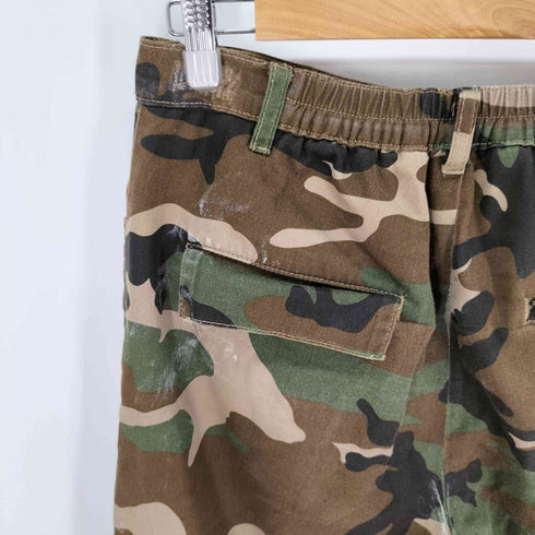 NIK KOSMAS / 3/4 DAMAGED CAMO PANTS バギーショーツ ダメージ カモ メンズ JPN:L