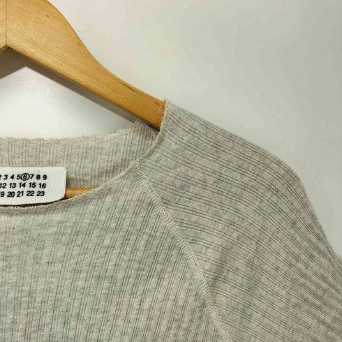メゾンマルタンマルジェラ Maison Martin Margiela 6 オリゾンティタグ 本人期 S/S リブ コットンニット レディース import:M