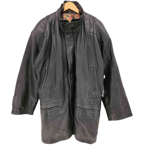 Modini レザーカーコート メンズ LL