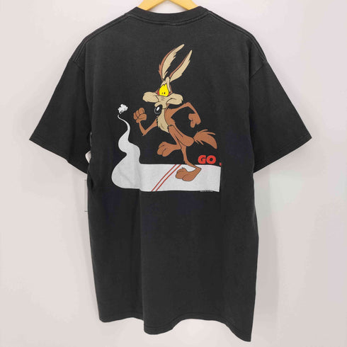 NICE MAN 90s USA製 コピーライト 1994 NASCAR キャラクター プリント S/S Tシャツ メンズ import:XL