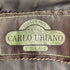 CARLO UBIANO イタリア製 ステッチ デザイン レザー ダブルブレスト コート レディース