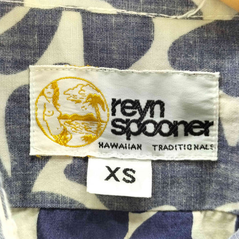 レインスプーナー Reyn Spooner 70S 初期タグ 総柄 プルオーバー アロハ シャツ メンズ import:XS