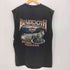 ハーレーダビッドソン HARLEY-DAVIDSON 両面プリント ピエロ ブルー フレイム ノースリーブ Tシャツ タンクトップ メンズ